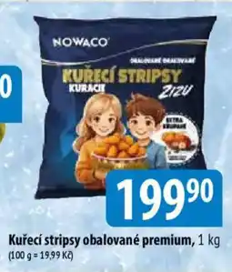 Bala NOWACO Kuřecí stripsy obalované premium nabídka