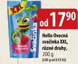 Bala HELLO Ovocná svačinka XXL nabídka