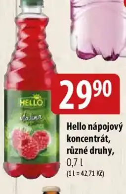 Bala HELLO nápojový koncentrát nabídka