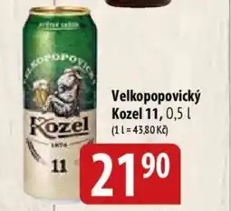 Bala Velkopopovický Kozel 11 nabídka