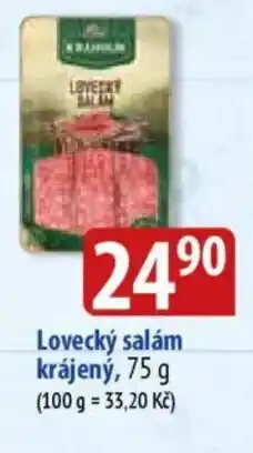 Bala Lovecký salám krájený nabídka