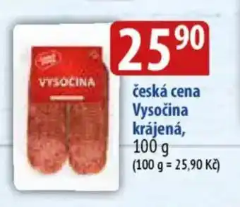 Bala Česká cena Vysočina krájená nabídka