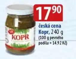 Bala Česká cena Kopr nabídka