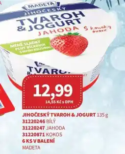 Kubík potraviny MADETA Jihočeský tvaroh & jogurt nabídka