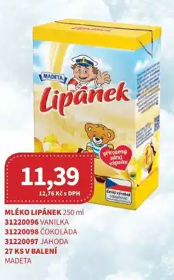 Kubík potraviny MADETA Mléko lipánek nabídka