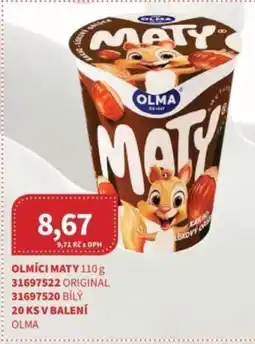 Kubík potraviny OLMA Olmíci maty nabídka