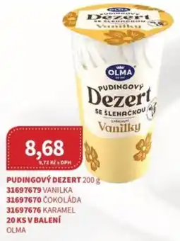 Kubík potraviny OLMA Pudingový dezert nabídka