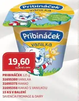 Kubík potraviny Pribináček nabídka