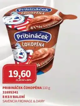Kubík potraviny Pribináček čokopěna nabídka