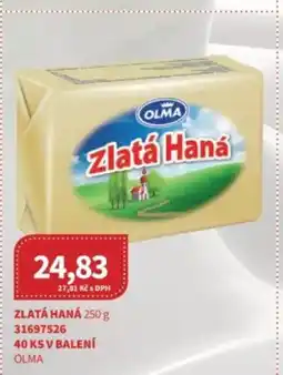 Kubík potraviny OLMA Zlatá Haná nabídka