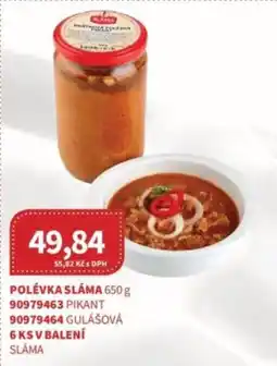 Kubík potraviny Polévka Sláma nabídka