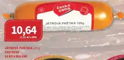 Kubík potraviny Česká cena Játrová paštika nabídka