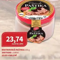 Kubík potraviny Mistrovská paštika nabídka