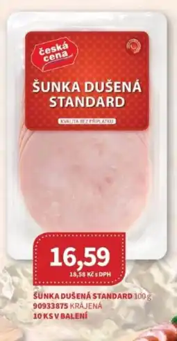 Kubík potraviny Šunka dušená standard nabídka