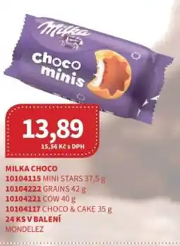 Kubík potraviny Milka choco nabídka