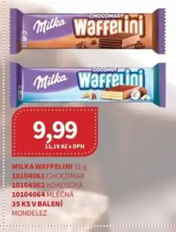Kubík potraviny Milka waffelini nabídka