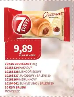 Kubík potraviny 7Days croissant nabídka