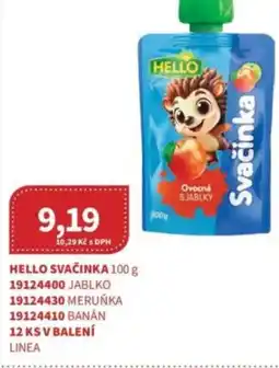 Kubík potraviny Hello svačinka nabídka