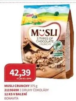Kubík potraviny Bonavita Musli crunchy nabídka
