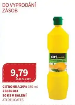 Kubík potraviny Citronka 20% nabídka