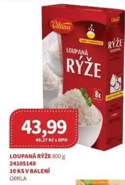 Kubík potraviny Vitana Loupaná rýže nabídka