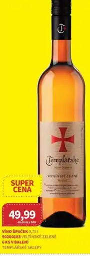 Kubík potraviny Víno špaček nabídka