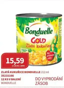 Kubík potraviny Zlatá kukuřice bonduelle nabídka