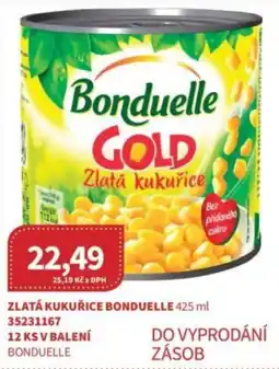 Kubík potraviny Zlatá kukuřice bonduelle nabídka