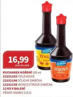 Kubík potraviny Kucharek koření nabídka