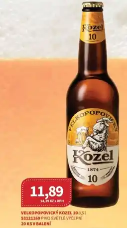 Kubík potraviny Velkopopovický kozel 10 nabídka