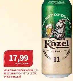Kubík potraviny Velkopopovický kozel nabídka