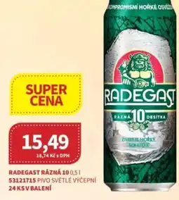 Kubík potraviny Radegast rázná 10 nabídka