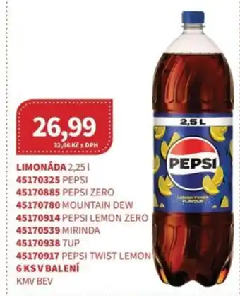 Kubík potraviny Pepsi Limonáda nabídka
