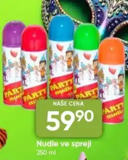 Hruška Nudle ve spreji nabídka