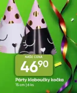Hruška Párty kloboučky kočka nabídka