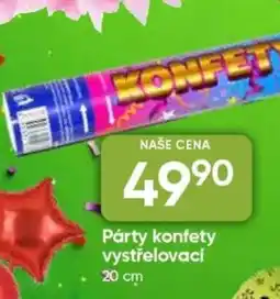 Hruška Párty konfety vystřelovací nabídka