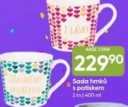 Hruška Sada hrnků s potiskem nabídka