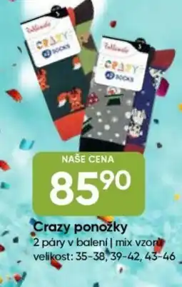 Hruška Crazy ponožky nabídka