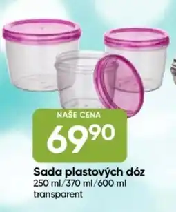 Hruška Sada plastových dóz nabídka