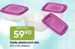 Hruška Sada plastových dóz nabídka