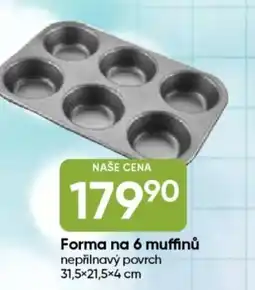 Hruška Forma na 6 muffinů nabídka