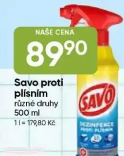 Hruška Savo proti plísním nabídka