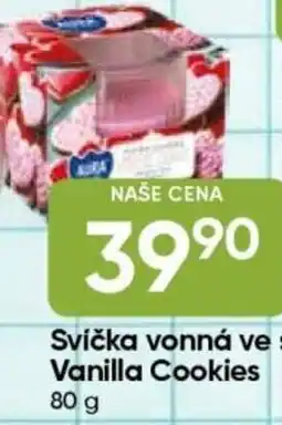 Hruška Svíčka vonná ve skle Vanilla Cookies nabídka
