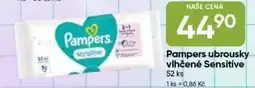 Hruška Pampers ubrousky vlhčené Sensitive nabídka