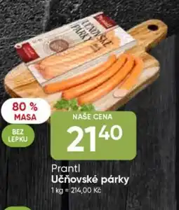 Hruška Prantl Učňovské párky nabídka