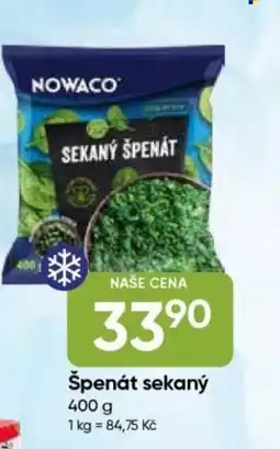 Hruška NOWACO Špenát sekaný nabídka