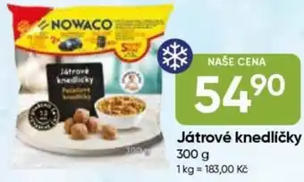 Hruška NOWACO Játrové knedlíčky nabídka