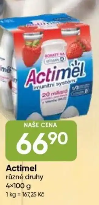 Hruška Actimel nabídka