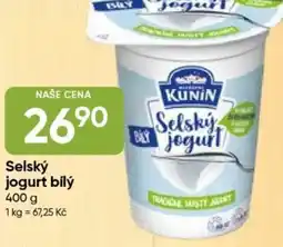 Hruška KUNIN Selský jogurt bílý nabídka