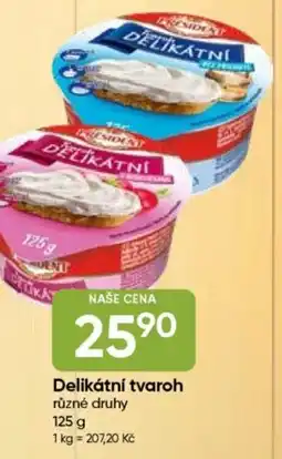 Hruška Delikátní tvaroh nabídka